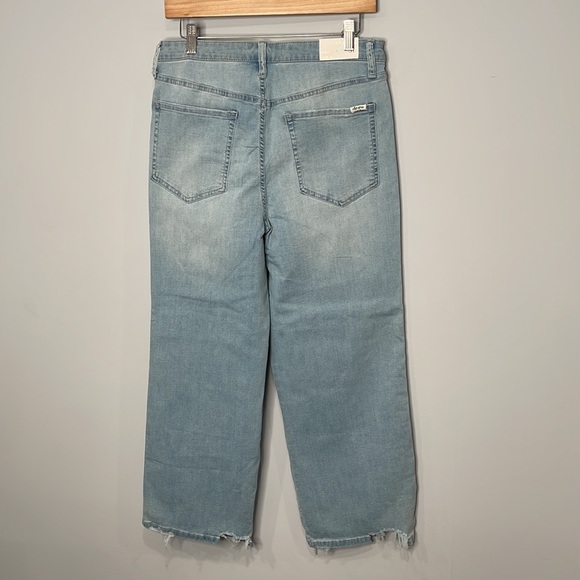 Ella Moss Cropped Wide Leg Jeans Light Wash - Picture 8 of 8